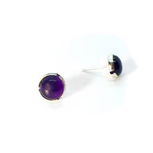 Load image into Gallery viewer, Amethyst Stud Earrings
