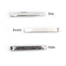 Load image into Gallery viewer, Forged Sterling Silver Tie Bar