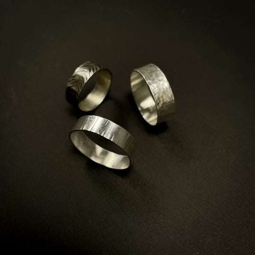 Textured Band Ring: April 4th