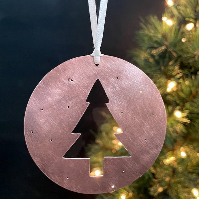 Copper Pine Tree Ornament: December 1st