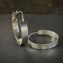 Load image into Gallery viewer, Feather Hoop Earrings Feb. 18th
