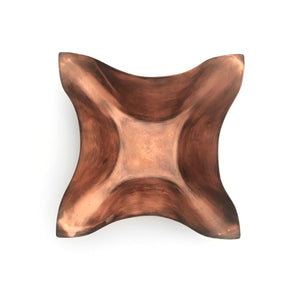 Square Folded Copper Valet Tray