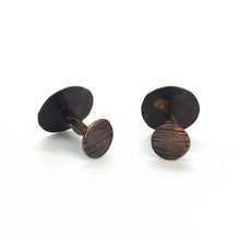 Load image into Gallery viewer, Copper Twist Cuff Links