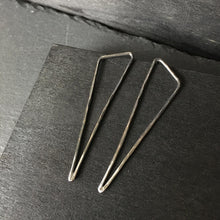 Load image into Gallery viewer, Offset Triangle Earrings