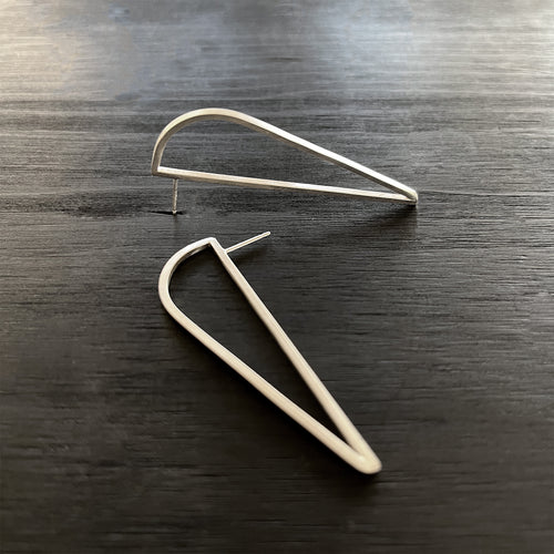 Outline Half Drop Earrings