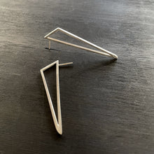 Load image into Gallery viewer, Outline Offset Triangle Earrings